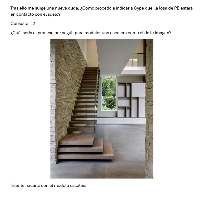 Imagen escalera peldaños en voladizo